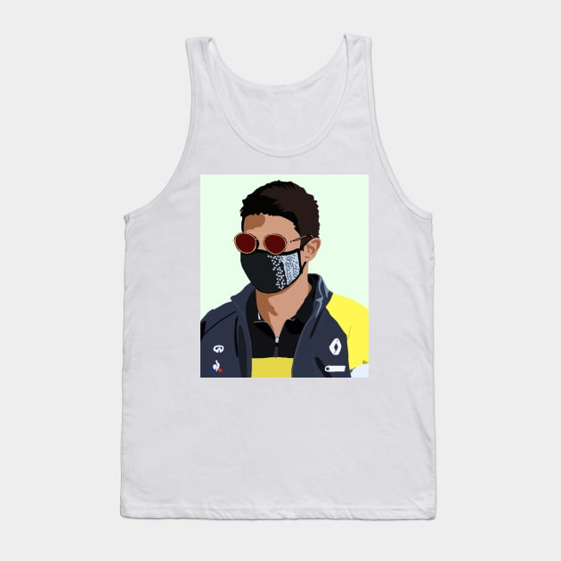 Esteban Ocon at the 2020 Hungarian GP Tank Top by royaldutchness